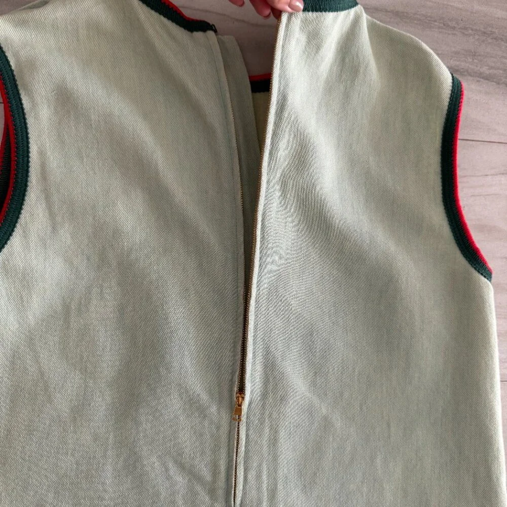 Gucci Light Green Dress Women Size 42 - Picture 9 of 14